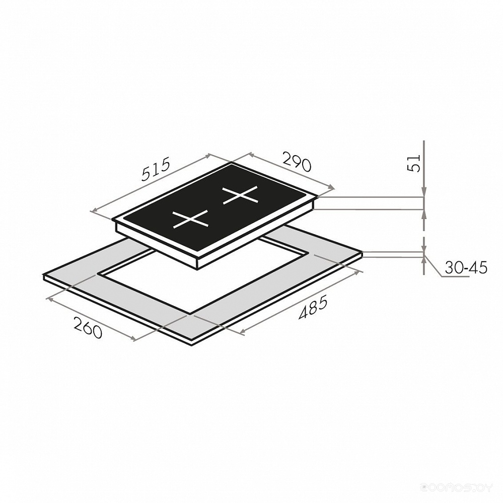 �������� ������ Maunfeld EGHS 32.3ES/G ����������� ����� �  �������� ������� �������