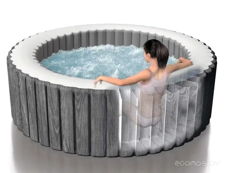 Бассейн INTEX Bubble Massage Deluxe 28440 (196x71) в  магазине Терабит Могилев