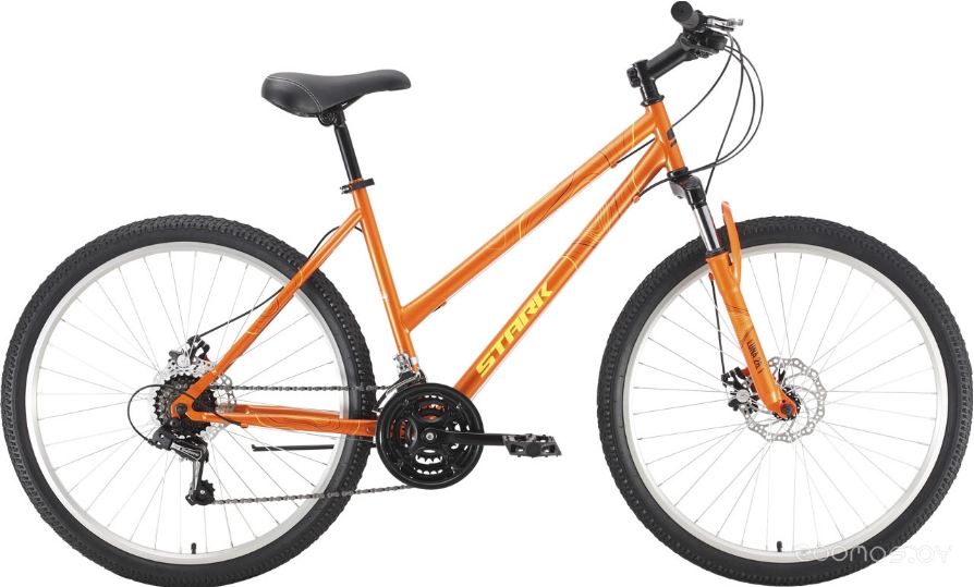 Велосипед Stark Luna 26.1 D Steel (18, оранжевый/желтый, 2022) в  магазине Терабит Могилев