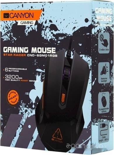 Игровая мышь Canyon CND-SGM01RGB в  магазине Терабит Могилев