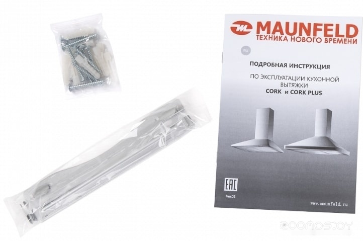 Кухонная вытяжка Maunfeld Cork 60 (черный) в  магазине Терабит Могилев