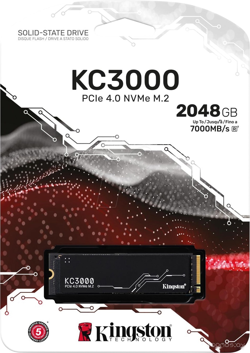 SSD Kingston KC3000 2TB SKC3000D/2048G в  магазине Терабит Могилев