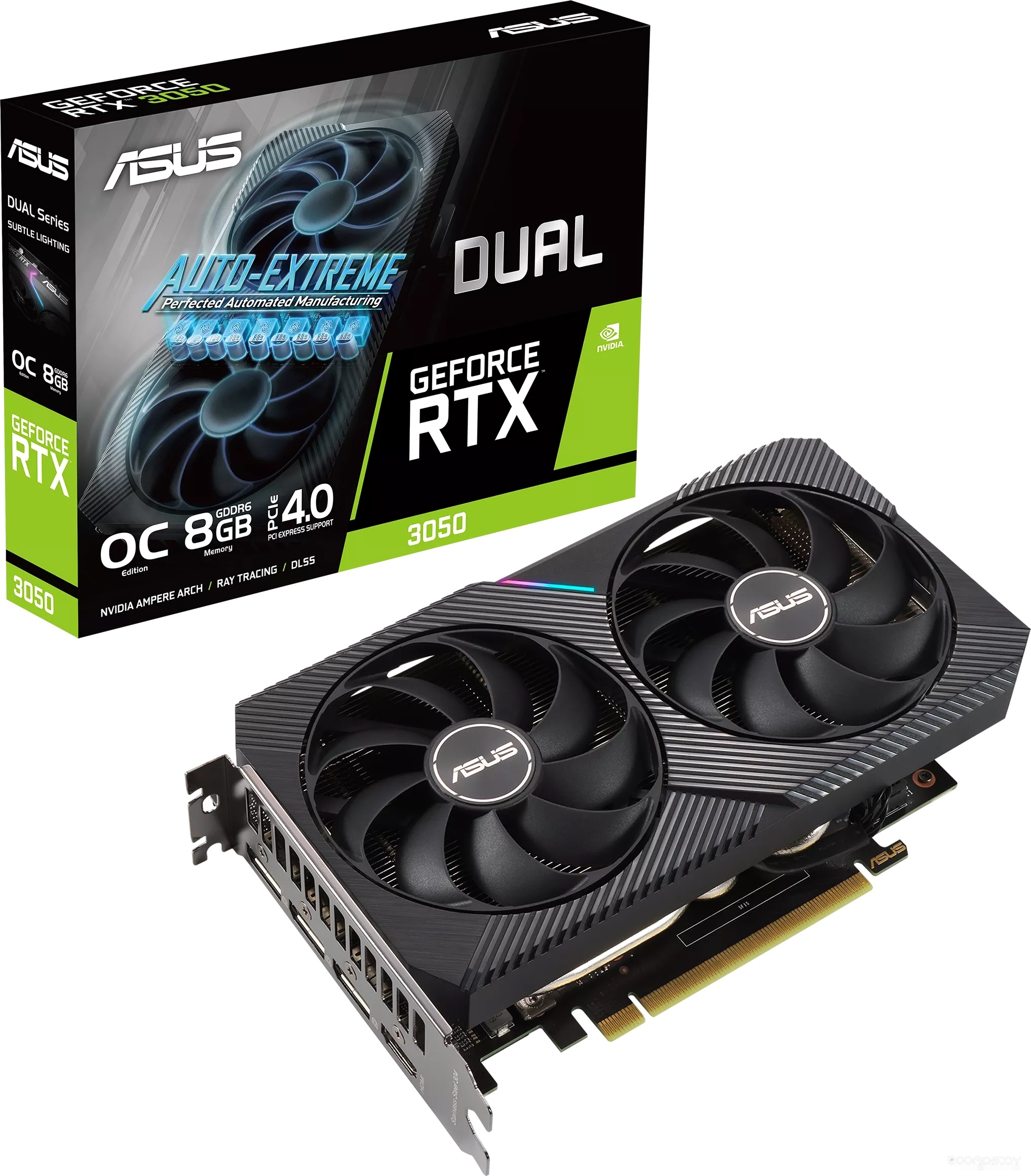 Видеокарта Asus Dual GeForce RTX 3050 OC Edition 8GB DUAL-RTX3050-O8G в  магазине Терабит Могилев