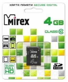   Mirex SDHC Class 10 4GB     