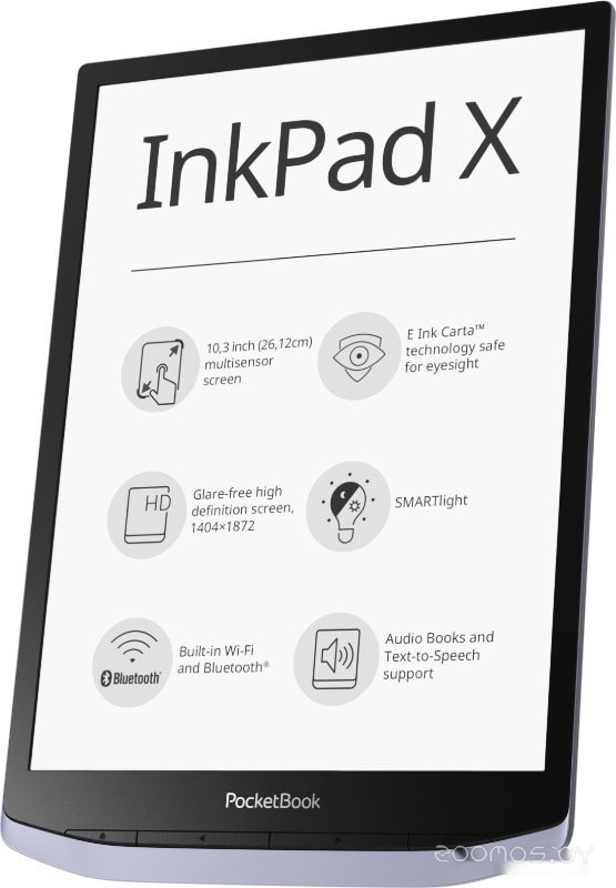 Электронная книга PocketBook InkPad X (серый) в  магазине Терабит Могилев