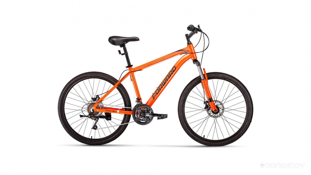 Велосипед Forward Hardi 26 2.0 disc (18, оранжевый/черный, 2022) в  магазине Терабит Могилев
