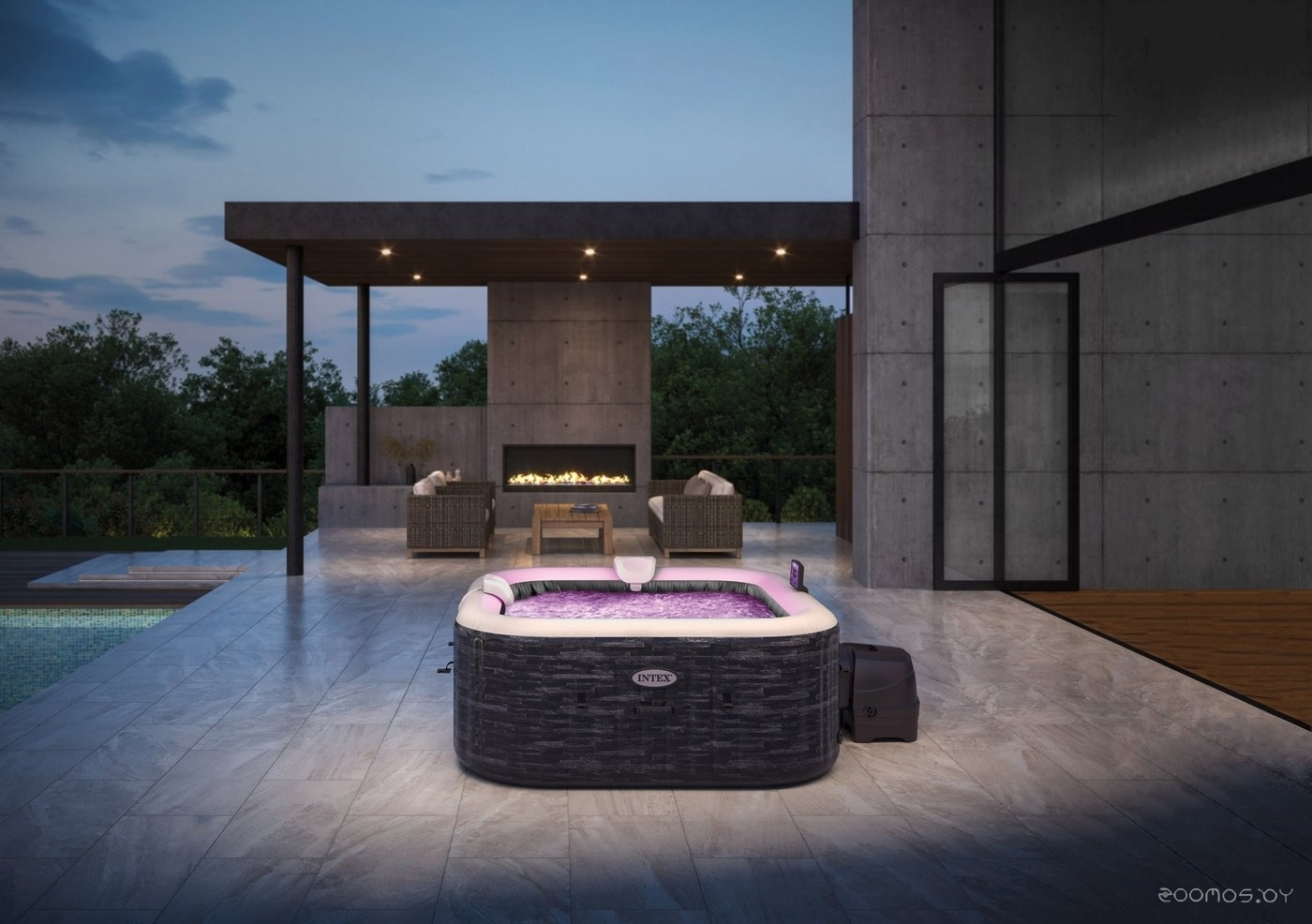 �������� ������� INTEX Greystone Deluxe 28450 (175�71) �  �������� ������� �������