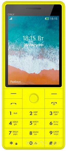 Телефон BQ 2815 Only (Yellow) от магазина Терабит Могилев Телефон BQ 2815 Only (Yellow) в магазине Терабит Могилев